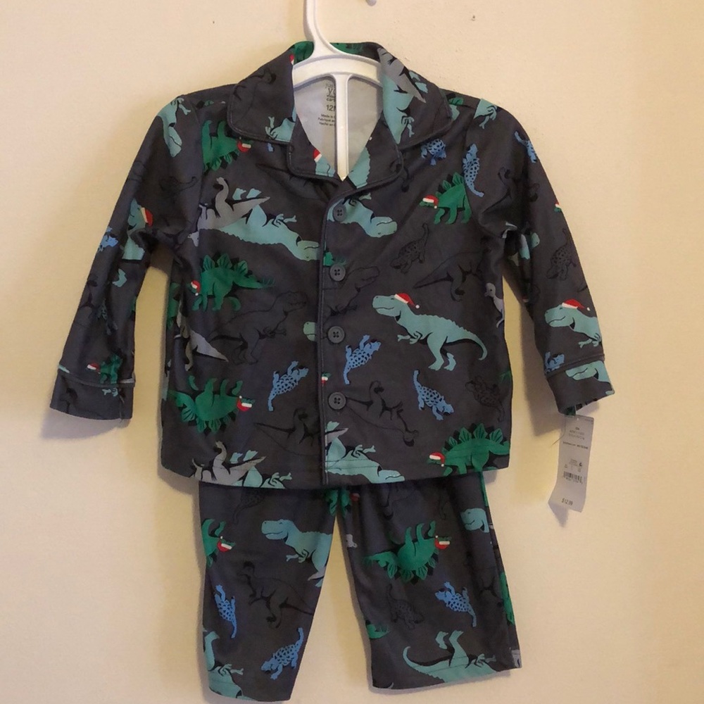 Carter’s Toddler Pajamas Christmas Dinosaurs